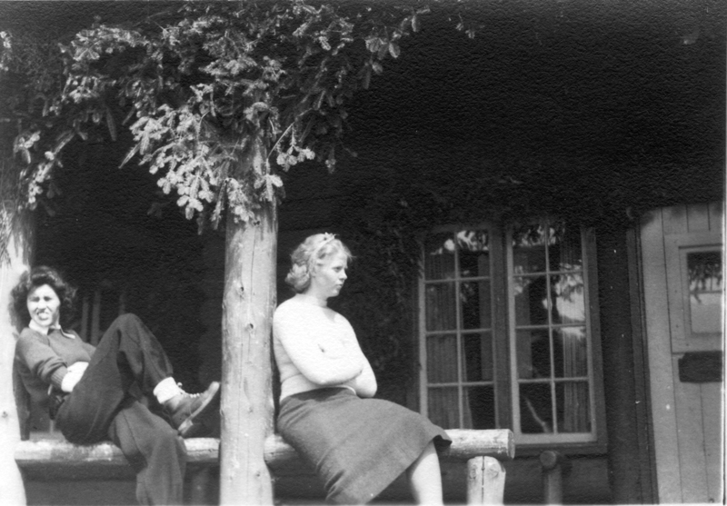 Barbara Smith (McKenzie) at Pinkham Notch, NH 1930s